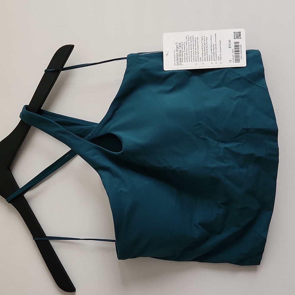 Lululemon NWT Align Cross-Strap Tank Size 12 for A/B cup